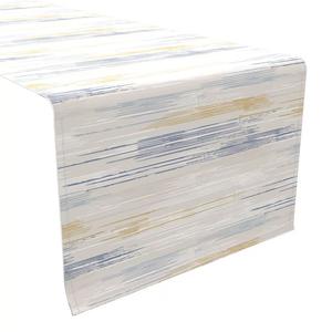 Дорожка для стола, 100 % хлопок, 16x72 дюйма, естественный мазок кисти.