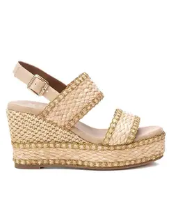 Женские сандалии на платформе от XTI, коричневый/бежевый