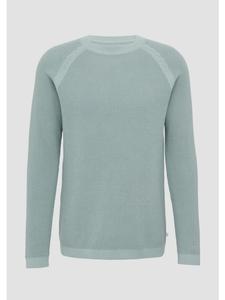 Вязаный свитер цвета 7217_шалфейно-зеленый QS