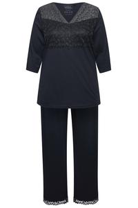 Пижама Ulla Popken Pajama, черный