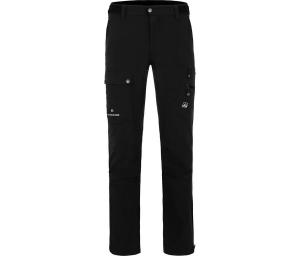 BERGSON Штаны для походов, универсальные, много карманов, черные