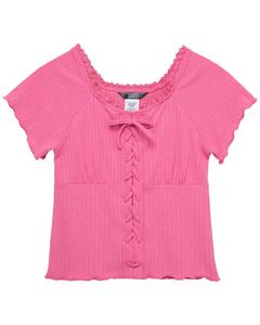 Трюк Мок Ажурная вязка Топ Truce, розовый