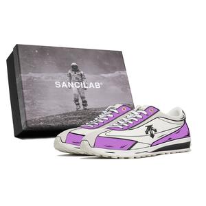 Кроссовки Cron Racer устойчивые к истиранию низкие повседневные unisex DESCENTE, белый