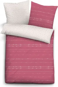 Постельное белье Comfort Fine Flannel "THREAD ACROSS" BURGUNDY 135/200 + 80/80 Biberna