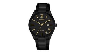 CITIZEN Часы Solar Quartz Movement Stainless Steel Strap Watch 35mm Women's Watch Black Dial, Black Dial