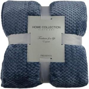 Утяжеленное одеяло 100х150 см с внутренним стеганым слоем и моющейся наволочкой из Minky для глубокого сна, Blue