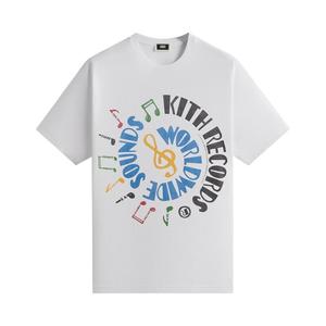 Футболка Kith Records Vintage Tee, белый