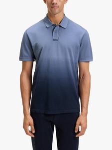 BOSS поло из хлопка с омбре эффектом HUGO BOSS, Open Blue