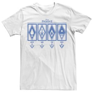 Мужская футболка Frozen 2 Elemental Panels Disney