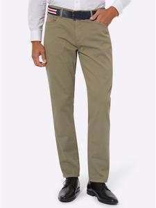 Джинсы с пятью карманами цвета хаки Sieh an!