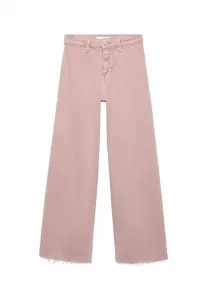 Детские джинсы свободного кроя Mango Kids, Pink