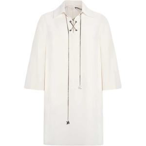 KARL LAGERFELD SS24 Длинное платье с рукавами Женское Белое KARL LAGERFELD / Karl Lagerfeld Jeans