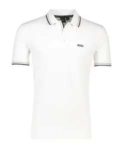 Рубашка-Поло с коротким рукавом Hugo, белый