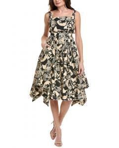 Платье миди Agua by Agua Bendita Lunatus Cosechia, цвет multi