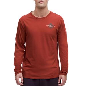 Рубашка Team Canada Cotton Jersey Graphic Shirt CPC Shirt Men's Lululemon, красный