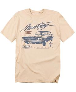 Футболка Big & Tall American Muscle Light Mustang, Cream