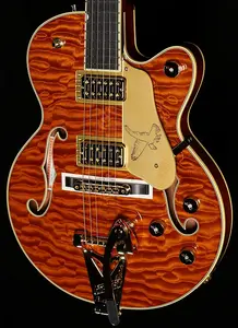 Gretsch Limited Edition Falcon Center Block Jr. с Bigsby Quilted Maple Roundup Orange (834)
