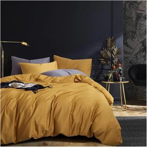 YUSIWOAL Комплект постельного белья из египетского хлопка шелковистый однотонный