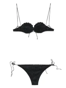 Комплект бикини Lumière Shell Oséree, черный