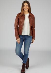 Кожаная куртка SEBACI 7eleven, коричневый