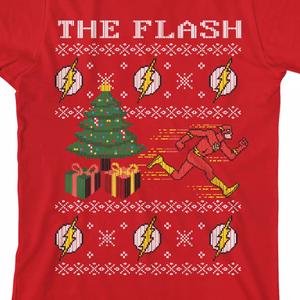 Футболка The Flash с рождественским рисунком для мальчиков 8–20 лет Licensed Character