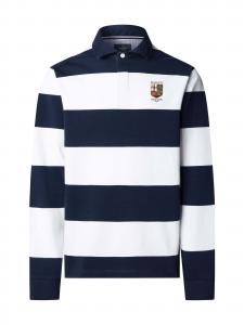 Hackett London Футболка 'Heritage' в цвете Navy, White