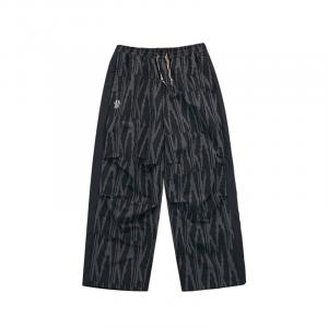 ANTA Спортивные брюки Woven Unisex Basic Black All Over Print