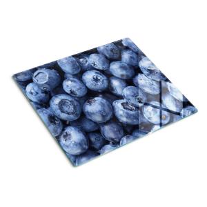 Стеклянная тарелка 60x52 см. Черника TULUP, синий