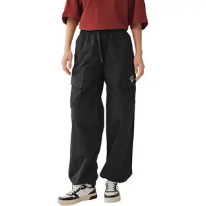 Skechers Трикотажные длинные брюки Трикотажные спортивные штаны Женские Carbon Black