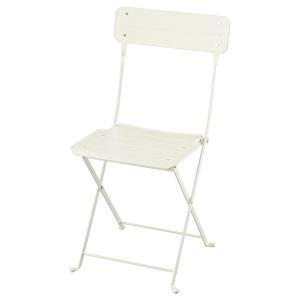 Складной стул SUNDSÖ IKEA, 1 упаковка, кремовый