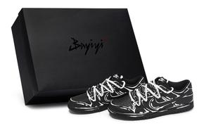 Nike Dunk 811 Manufacturing, Dynamic Line, специальная обувная коробка, низкие скейтборд кроссовки Unisex черный белый