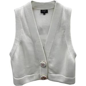 CHANEL Топ 22A женский белый