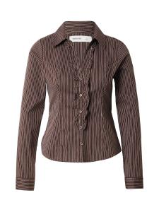 Блуза HOLLISTER, коричневый