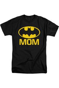 Футболка с коротким рукавом Batman Bat Mom для взрослых Gildan, черный