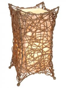 Näve Настольная лампа "KORB" в натуральном цвете - (Д)16 см x (Ш)16 см x (В)30 см