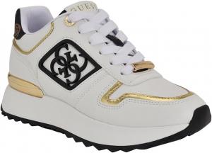 Кроссовки GUESS Womens Koyaa, White/Brown Multi 145