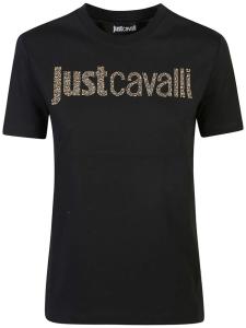 Just Cavalli футболка с логотипом, черный