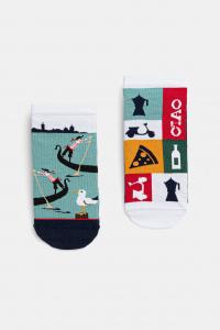 Носки хлопковые 2 шт. в упаковке Medicine, мультиколор