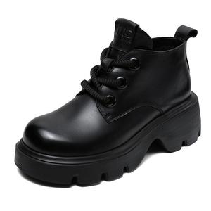 Короткие ботинки Martin 6 см женские Devanro, Black