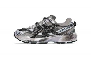 Гель 1130 амортизация, износостойкие низкие кроссовки для городских поездок и тренировок унисекс ASICS, серый