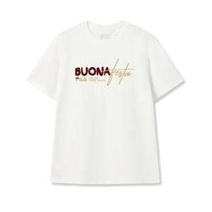 FILA Футболка CNY мужская Cloud White