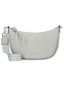 Сумка через плечо Татьяна 28 см серого цвета Tom Tailor