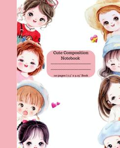 Cute Korean Girls Journal Notebook: Cute Korean Girls Journal Notebook | 110 Pages | 7.5" x 9.25 (Independently published)