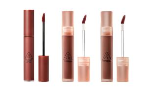 Жидкая помада три штуки подарочный набор наборы косметики долговечная 3CE