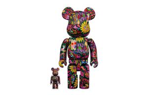 АртИгрушки BE@RBRICK Psychedelic Paisley 100%+400%