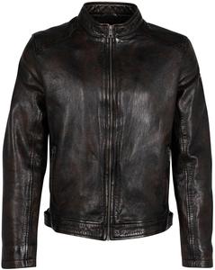 Кожаная куртка Gipsy by Mauritius Between-Season Jacket, темно-коричневый