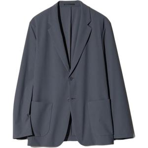 UNIQLO Мужской деловой костюм темно-серый, Dark Gray