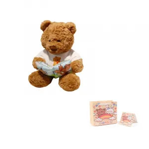 Очаровательный милый плюшевый мишка Читающий Медведь Воин Чемпионат мира по футболу для обнимания MDH