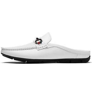 Сабо с закрытым носком для мужчин Devanro, цвет White embossed