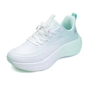 Кроссовки Low Top с амортизацией, усиленной поддержкой, повышенной высотой отскока, устойчивостью к истиранию, легкие и дышащие WARRIOR, белый mint зеленый